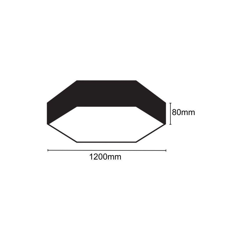 LED Stropní svítidlo LED/120W/230V 4000K pr. 120 cm
