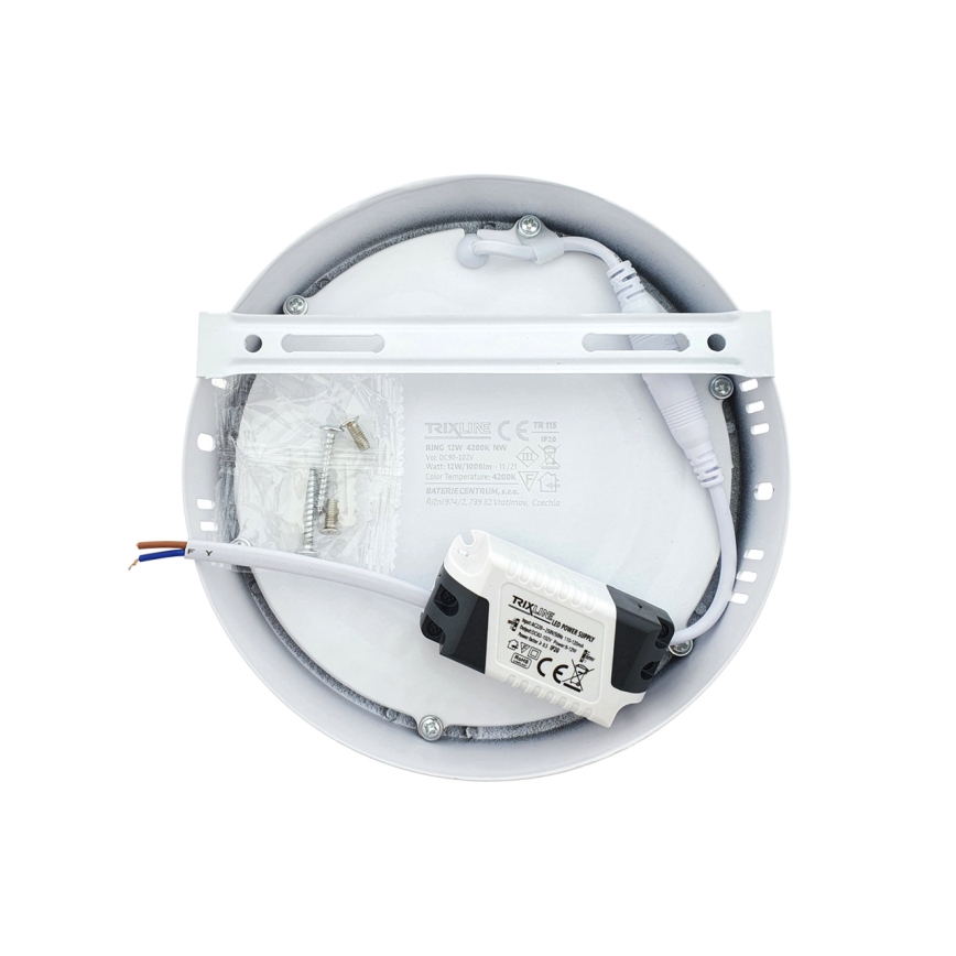 LED Stropní svítidlo LED/12W/230V 4200K pr. 16 cm bílá