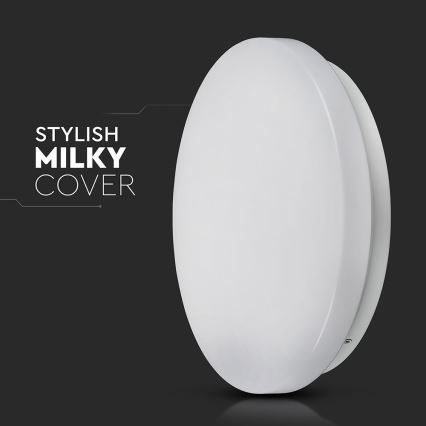 LED Stropní svítidlo LED/12W/230V pr. 26 cm 3000K/4000K/6400K mléčná