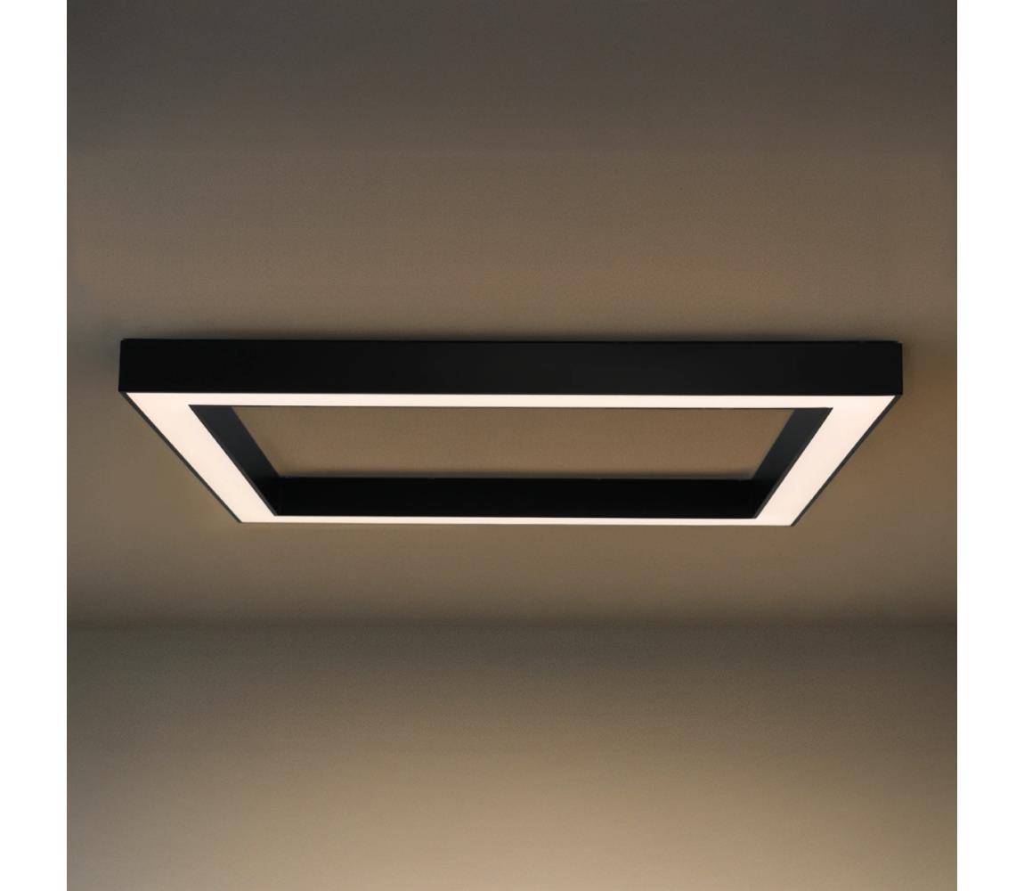 LED Stropní svítidlo LED/150W/230V 3000/4000/6500K 120x120 cm černá CL7534 – Alasans