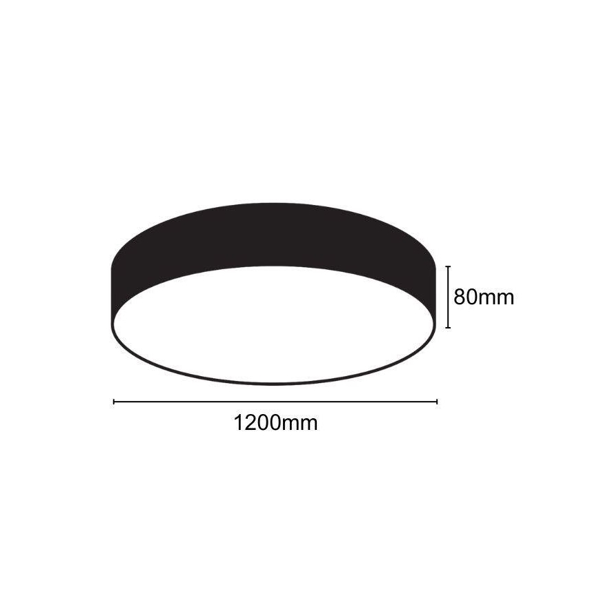 LED Stropní svítidlo LED/150W/230V 4000K pr. 120 cm