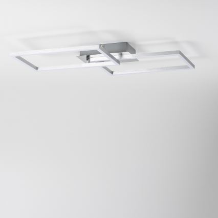 LED Stropní svítidlo LED/17W/230V matný chrom