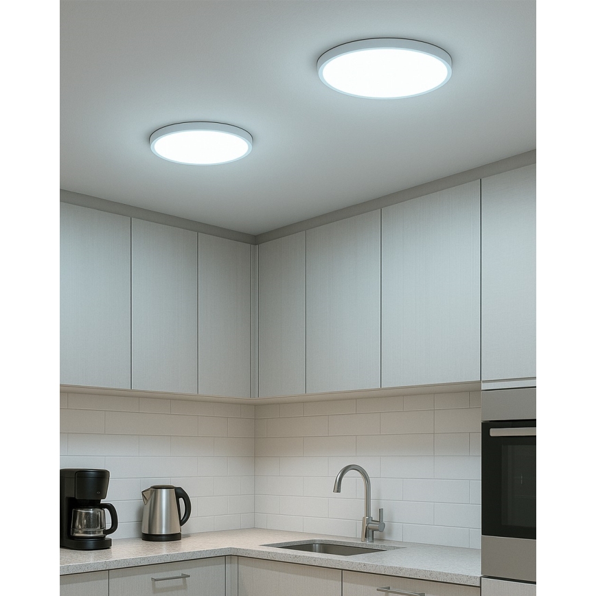 LED Stropní svítidlo LED/18W/230V 3000/4000/6500K pr. 23 cm bílá