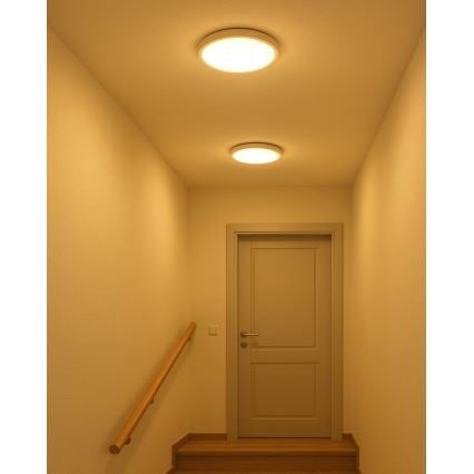 LED Stropní svítidlo LED/18W/230V 3000/4000/6500K pr. 23 cm bílá