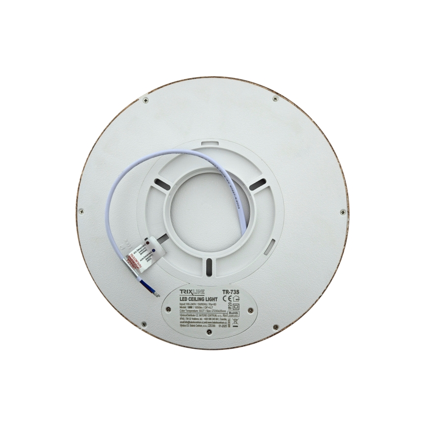 LED Stropní svítidlo LED/18W/230V 3000/4000/6500K pr. 23 cm hnědá