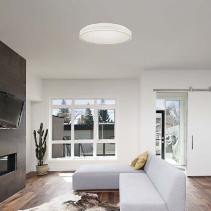 LED Stropní svítidlo LED/18W/230V 4000K pr. 35 cm bílá