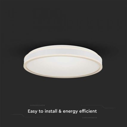 LED Stropní svítidlo LED/18W/230V 4000K pr. 35 cm bílá