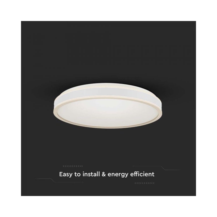 LED Stropní svítidlo LED/18W/230V 4000K pr. 35 cm bílá