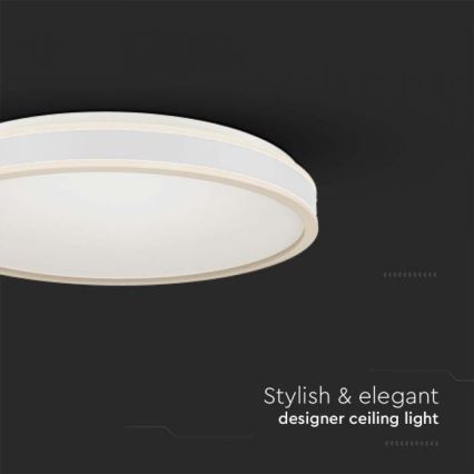 LED Stropní svítidlo LED/18W/230V 4000K pr. 35 cm bílá