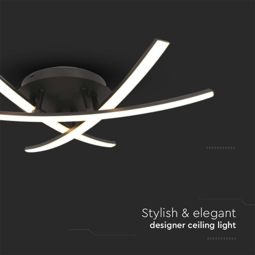 LED Stropní svítidlo LED/20W/230V 3000K černá