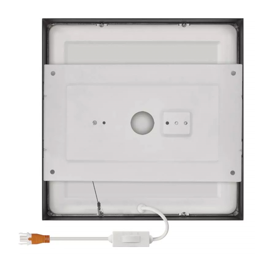 LED Stropní svítidlo NEXXO LED/21W/230V 3000/3500/4000K 22,5x22,5 cm černá