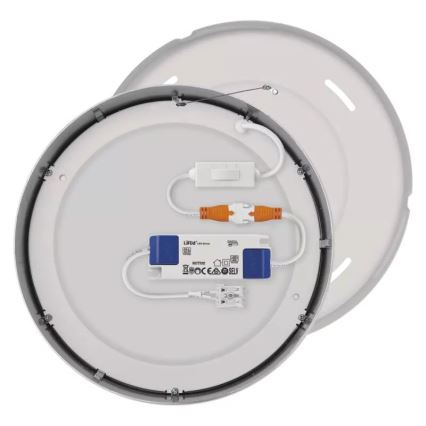 LED Stropní svítidlo NEXXO LED/21W/230V 3000/3500/4000K pr. 22,5 cm lesklý chrom