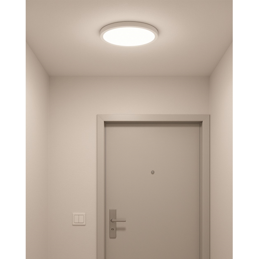 LED Stropní svítidlo LED/24W/230V 3000/4000/6500K pr. 30 cm bílá