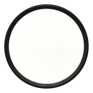 LED Stropní svítidlo LED/24W/230V 3000/4000/6500K pr. 30 cm černá