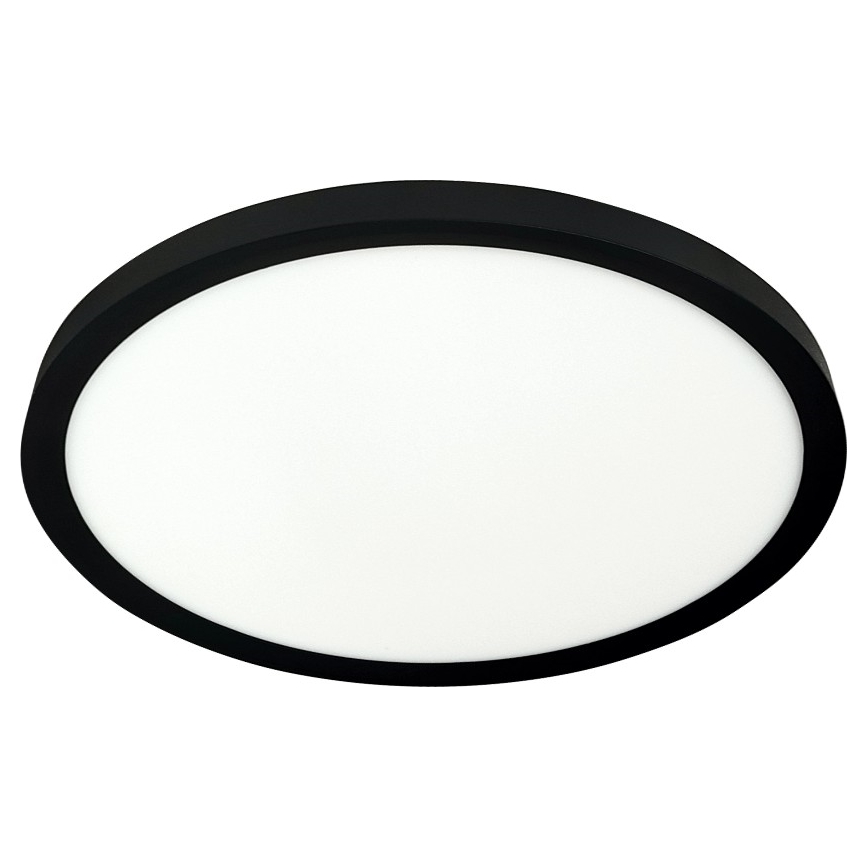LED Stropní svítidlo LED/24W/230V 3000/4000/6500K pr. 30 cm černá