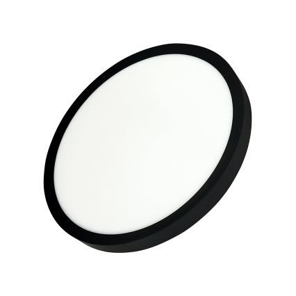 LED Stropní svítidlo LED/24W/230V 3000/4000/6500K pr. 30 cm černá