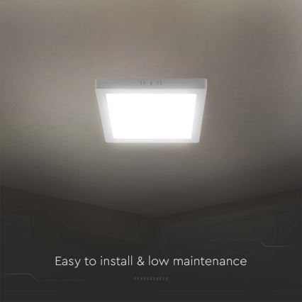 LED Stropní svítidlo LED/24W/230V 3000K 28,7x28,7 cm bílá