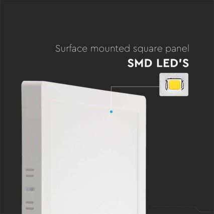LED Stropní svítidlo LED/24W/230V 3000K 28,7x28,7 cm bílá