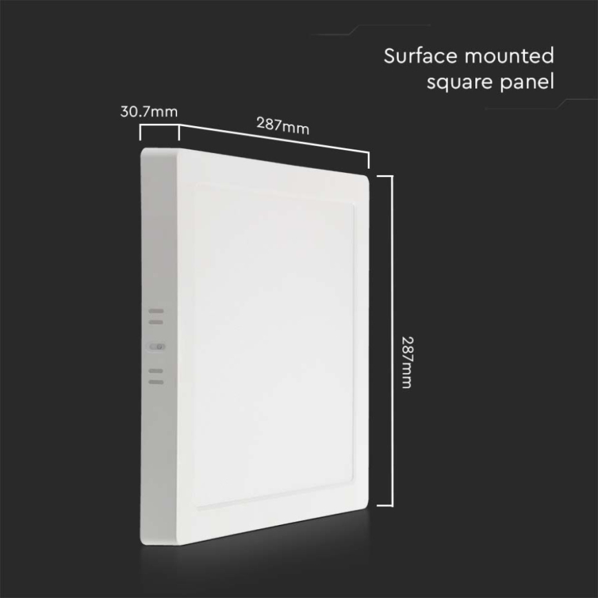 LED Stropní svítidlo LED/24W/230V 3000K 28,7x28,7 cm bílá