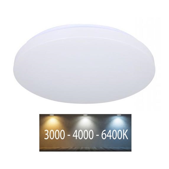 LED Stropní svítidlo LED/24W/230V 35cm 3000K/4000K/6400K mléčná