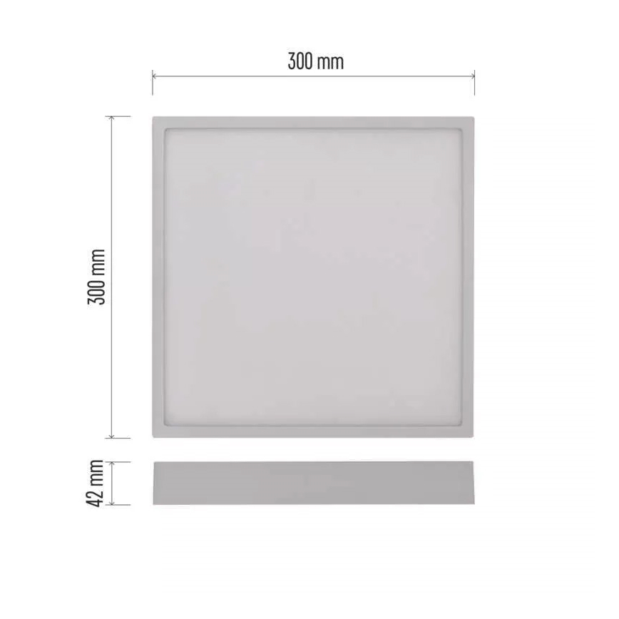 LED Stropní svítidlo NEXXO LED/28,5W/230V 3000/3500/4000K 30x30 cm bílá