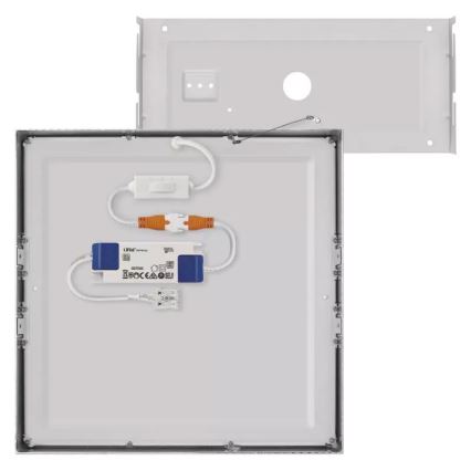 LED Stropní svítidlo NEXXO LED/28,5W/230V 3000/3500/4000K 30x30 cm matný chrom
