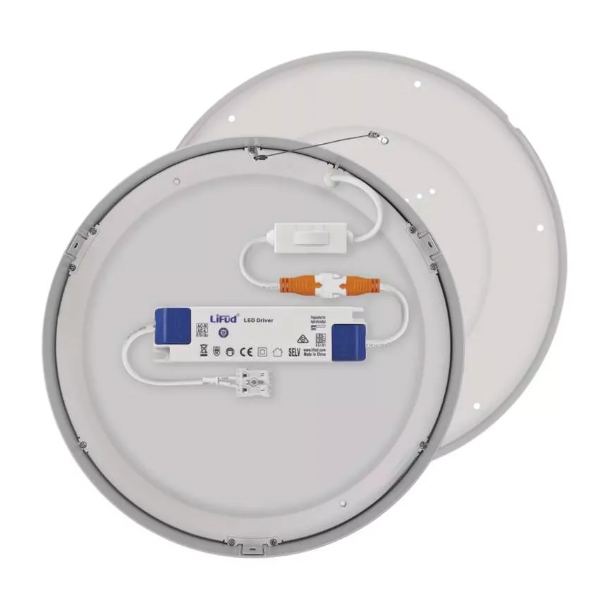 LED Stropní svítidlo NEXXO LED/28,5W/230V 3000/3500/4000K pr. 30 cm bílá
