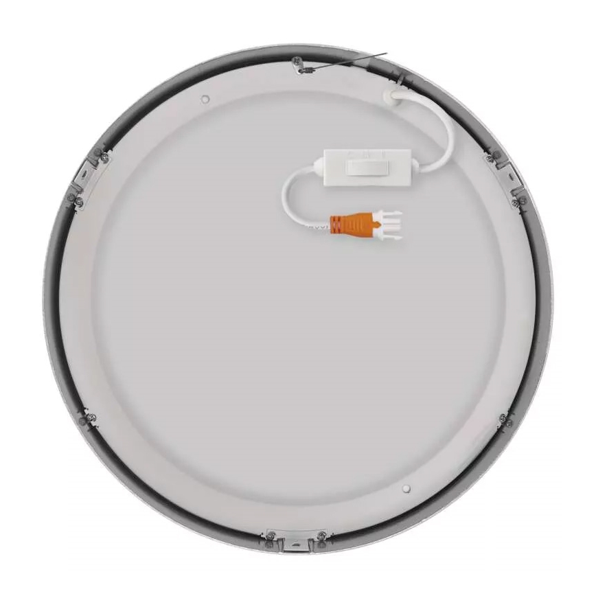 LED Stropní svítidlo NEXXO LED/28,5W/230V 3000/3500/4000K pr. 30 cm lesklý chrom