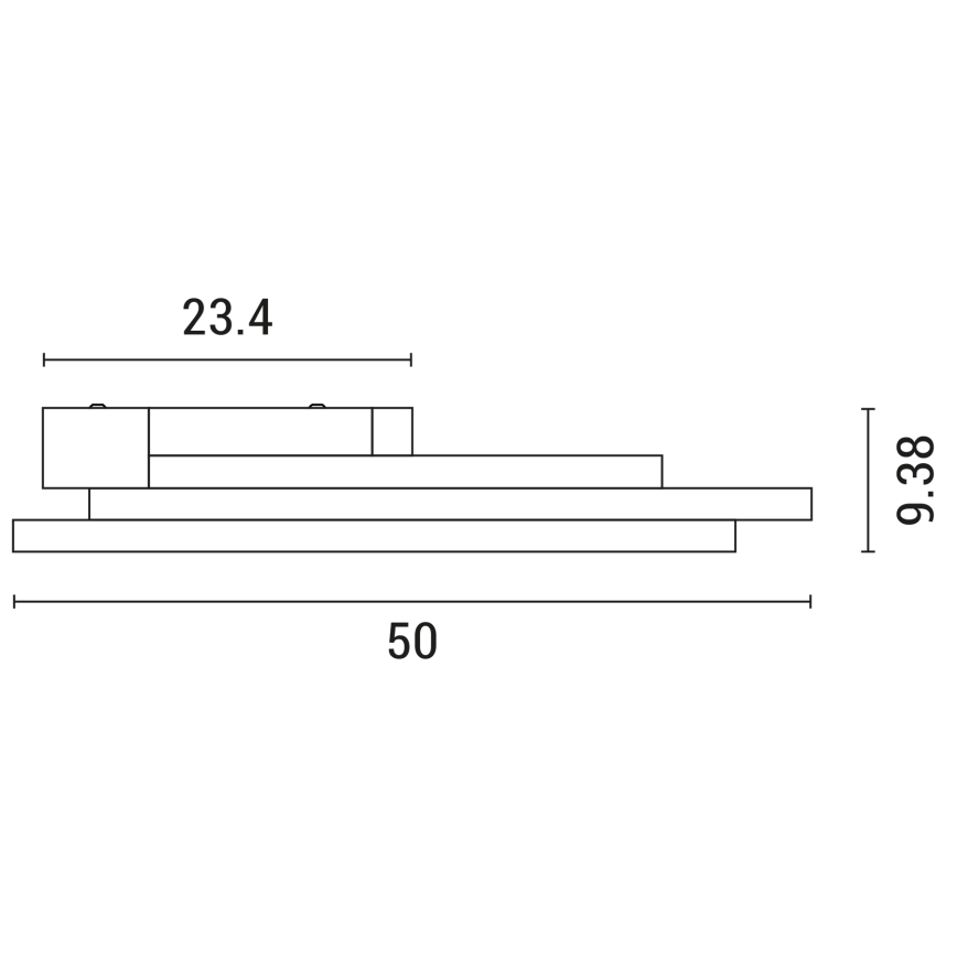 LED Stropní svítidlo LED/30W/230V 3000/4000/6000K bílá