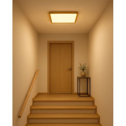 LED Stropní svítidlo LED/32W/230V 3000/4000/6500K 40x40 cm béžová
