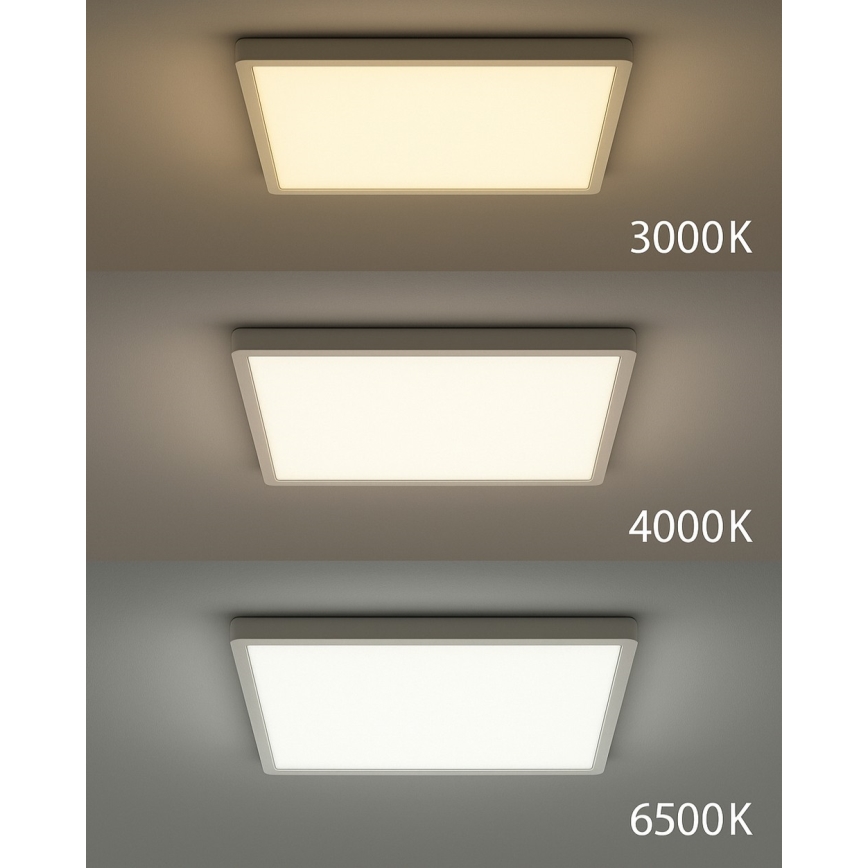 LED Stropní svítidlo LED/32W/230V 3000/4000/6500K 40x40 cm bílá