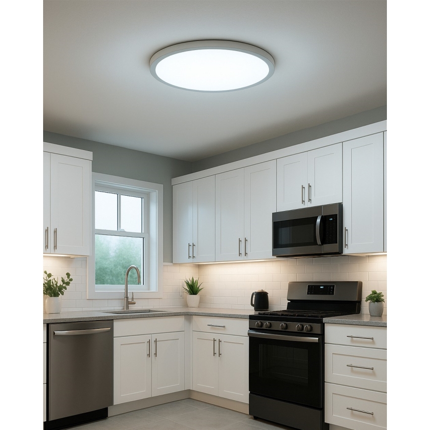 LED Stropní svítidlo LED/32W/230V 3000/4000/6500K pr. 40 cm bílá