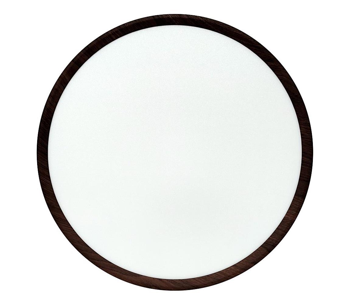 LED Stropní svítidlo LED/32W/230V 3000/4000/6500K pr. 40 cm hnědá 008 0001315 – Alasans