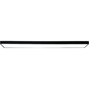 LED Stropní svítidlo LED/32W/230V 4000K 120x13 cm černá