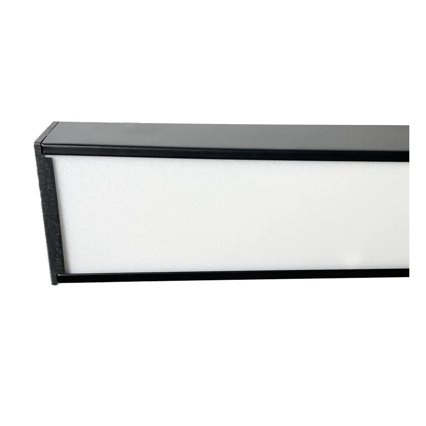 LED Stropní svítidlo LED/32W/230V 4000K 120x13 cm černá