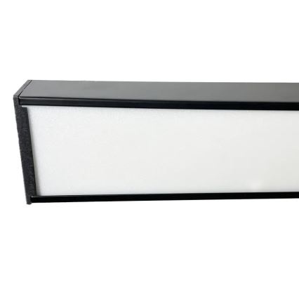 LED Stropní svítidlo LED/32W/230V 4000K 120x7 cm černá