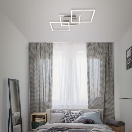 LED Stropní svítidlo LED/33W/230V 3000K matný chrom