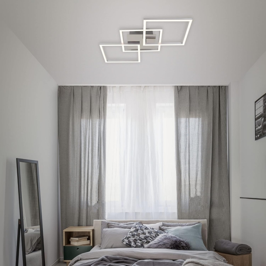 LED Stropní svítidlo LED/33W/230V 3000K matný chrom