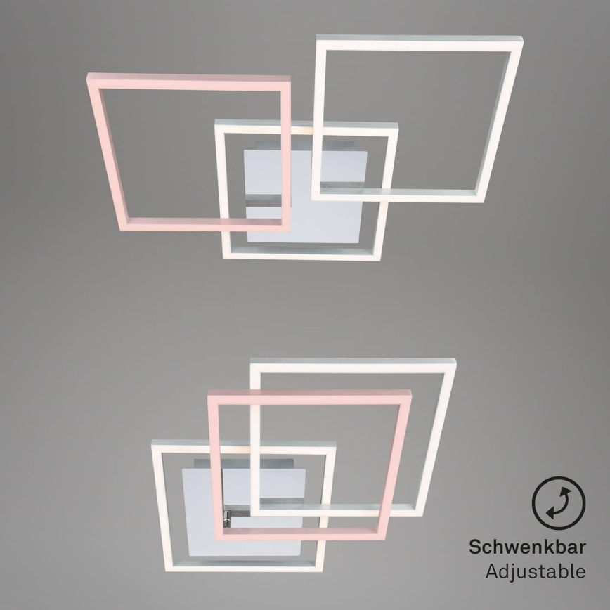 LED Stropní svítidlo LED/33W/230V 3000K matný chrom