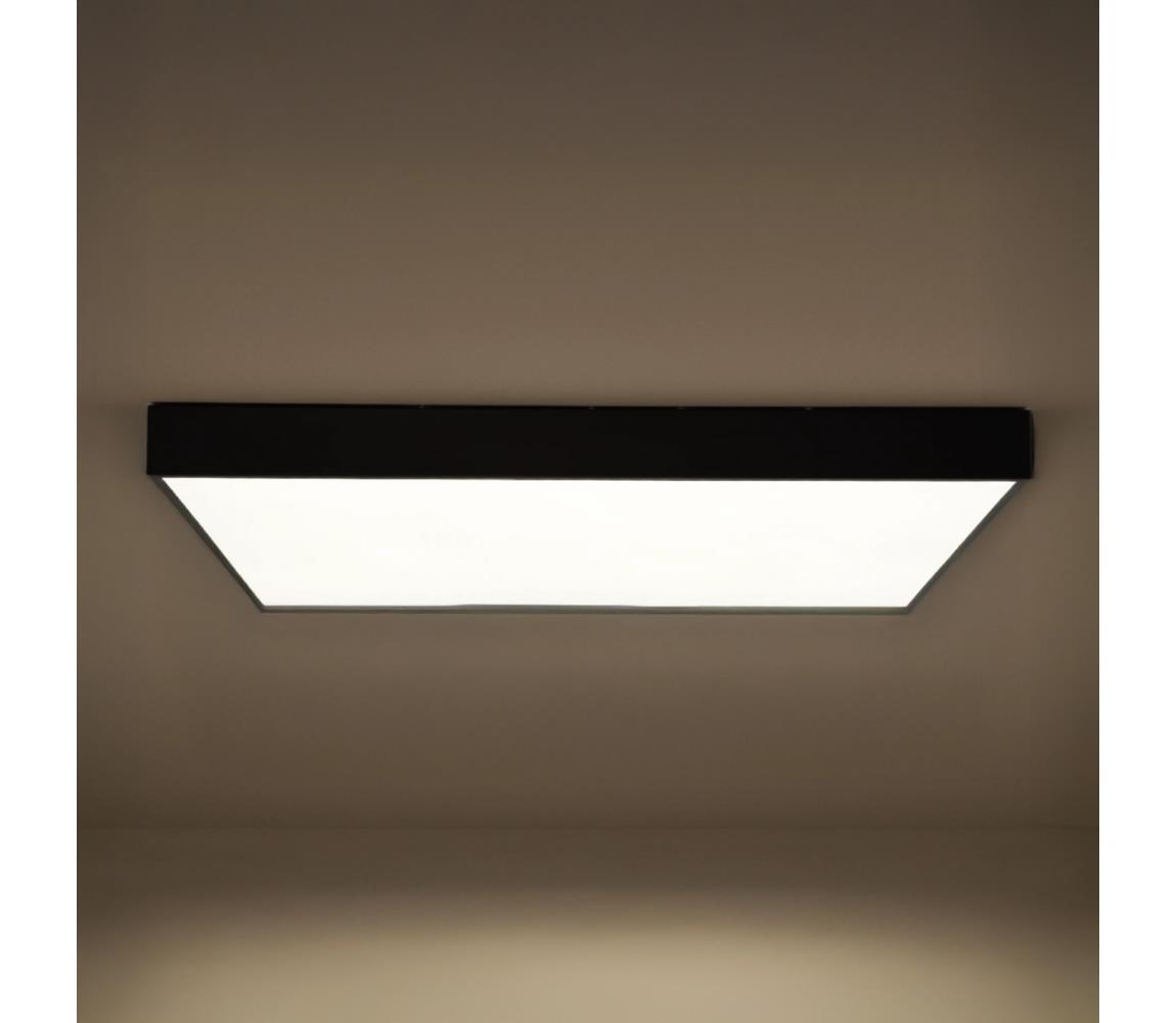 LED Stropní svítidlo LED/340W/230V 3000/4000/6500K 100x100 cm černá CL7233 – Alasans