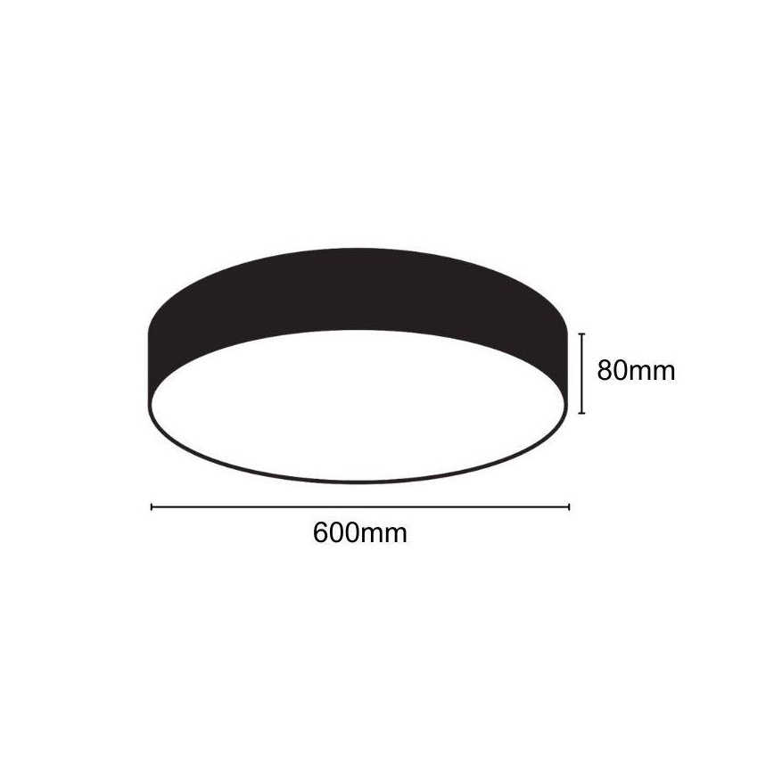 LED Stropní svítidlo LED/35W/230V 4000K pr. 60 cm