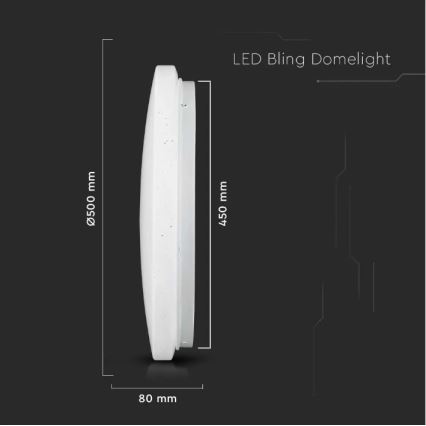 LED Stropní svítidlo LED/36W/230V pr. 50 cm 3000/4000/6400K