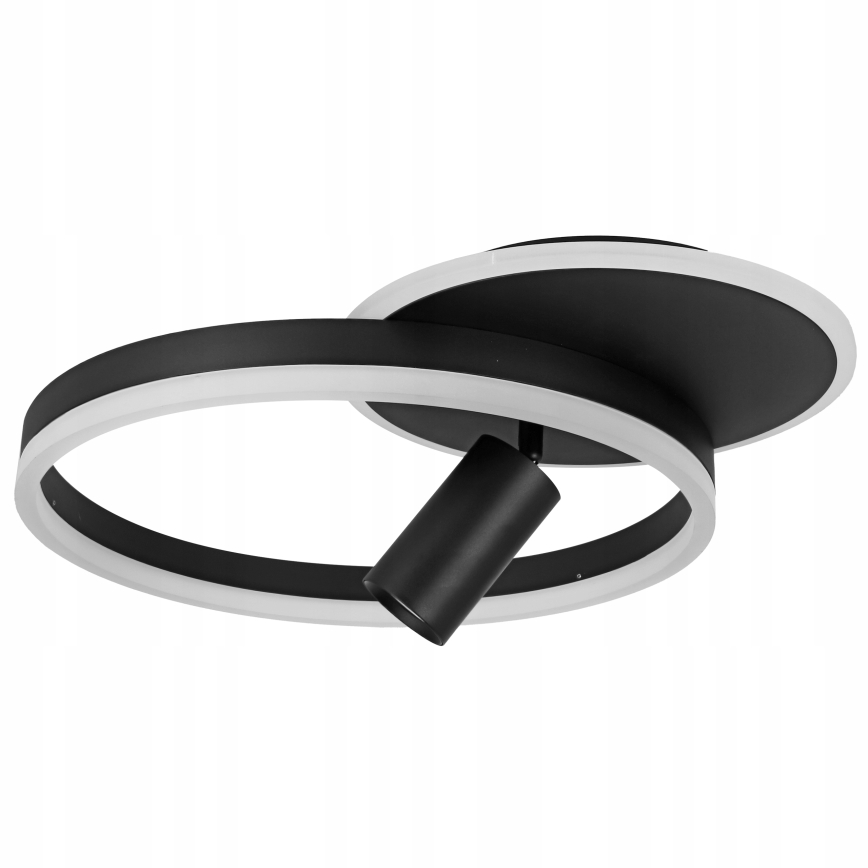 LED Stropní svítidlo LED/38W/230V + 1xGU10/30W černá