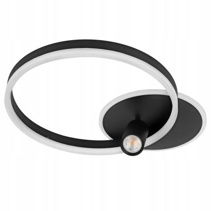 LED Stropní svítidlo LED/38W/230V + 1xGU10/30W černá