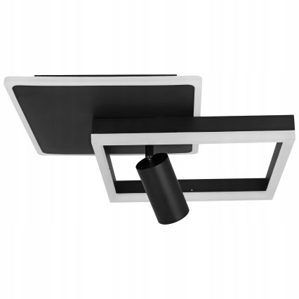 LED Stropní svítidlo LED/38W/230V + 1xGU10/30W černá