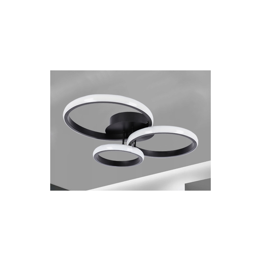 LED Stropní svítidlo LED/38W/230V černá