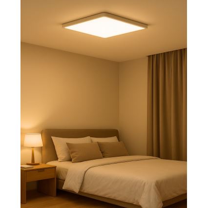 LED Stropní svítidlo LED/40W/230V 3000/4000/6500K 50x50 cm bílá