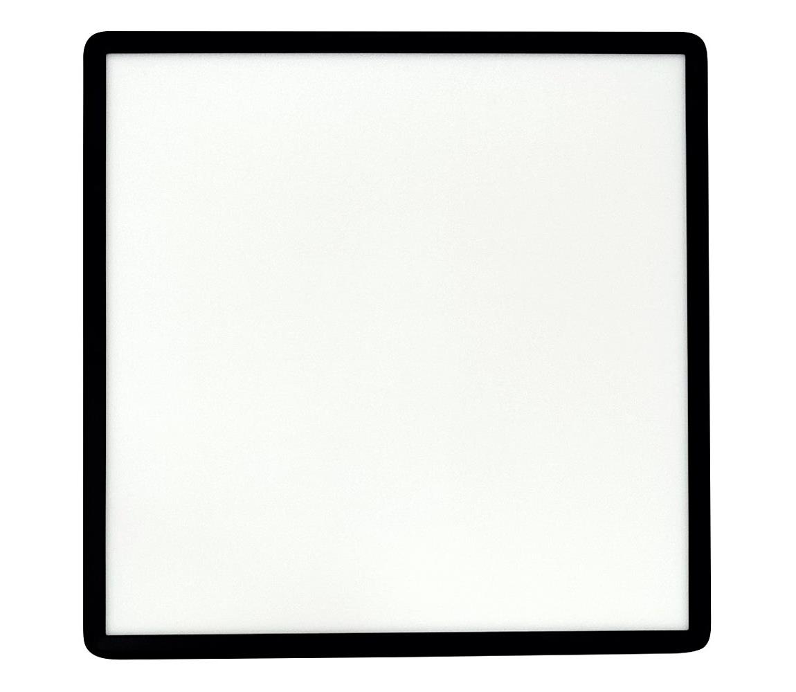 LED Stropní svítidlo LED/40W/230V 3000/4000/6500K 50x50 cm černá 008 0001294 – Alasans
