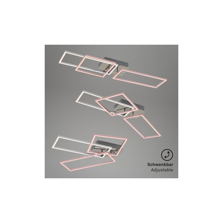 LED Stropní svítidlo LED/42W/230V 3000K matný chrom