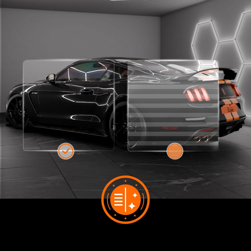 LED Stropní svítidlo HEXAGON LED/456W/85-265V 6500K 522x298 cm CRI 90 IP54 bílá